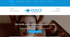 Desktop Screenshot of dolceskincare.com